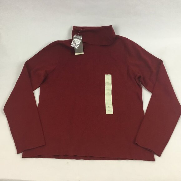 (NWT) Merona Burgundy Turtle-neck Sweater - Picture 1 of 11